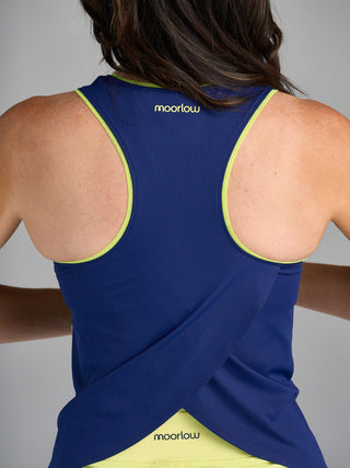 Model is wearing size small in The Jenni - Rally Print tank.