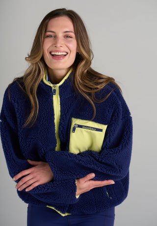 Belle (5'8") usually wears size extra small.