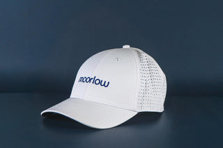 Side of Moorlow White Performance Hat