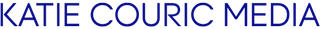 Katie Couric Media logo in blue text on a white background
