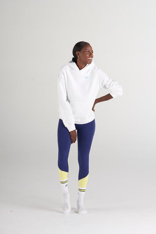 Aminata (5’10”) usually wears size small. 