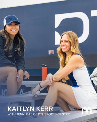 Kaitlyn Kerr with Jenni Bae of DTL Sports Center